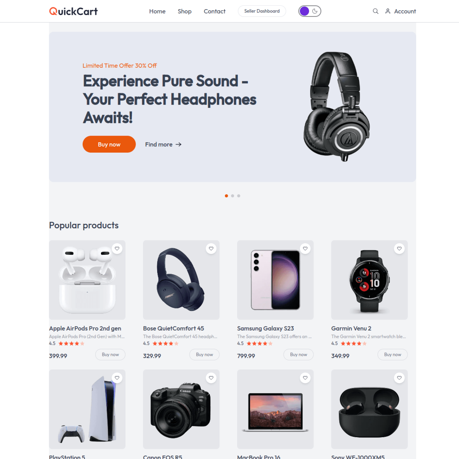 QuickCart preview 1